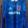 Universidad de Chile 1996/97 Retro Home Long Sleeve Jersey Fan Version - Front View | KFCOOL