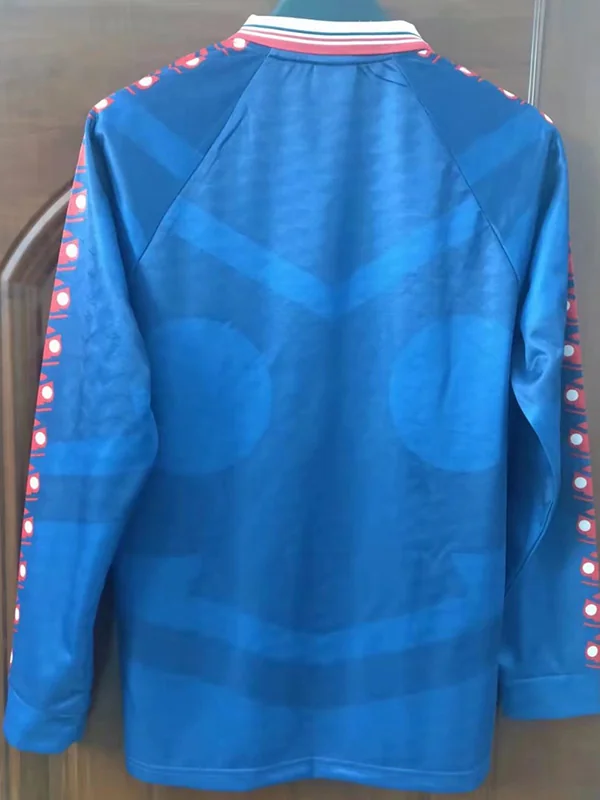 Universidad de Chile 1996/97 Retro Home Long Sleeve Jersey Fan Version - Back View | KFCOOL