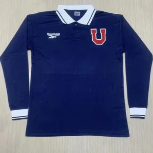 Universidad de Chile 1998/99 Retro Home Long Sleeve Jersey Fan Version - Front View Universidad de Chile 1998/99 Retro Home Long Sleeve Jersey Fan Version - Front View | KFCOOL