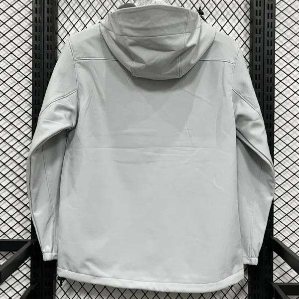 United States 2025/26 Grey Outdoor Jacket - Back View | KFCOOL