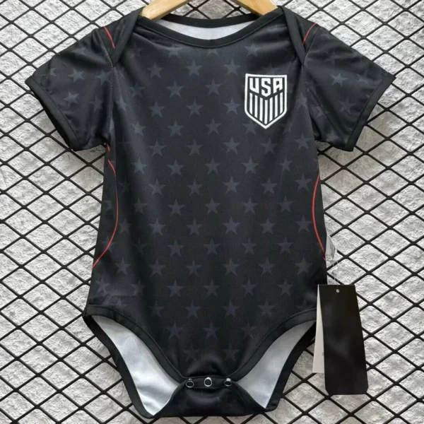United States 2026/27 Away Baby Bodysuit - Front View United States 2026/27 Away Baby Bodysuit - Front View | KFCOOL