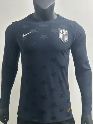 United States 2026/27 Away Long Sleeve Jersey Player Version - Front View | KFCOOL