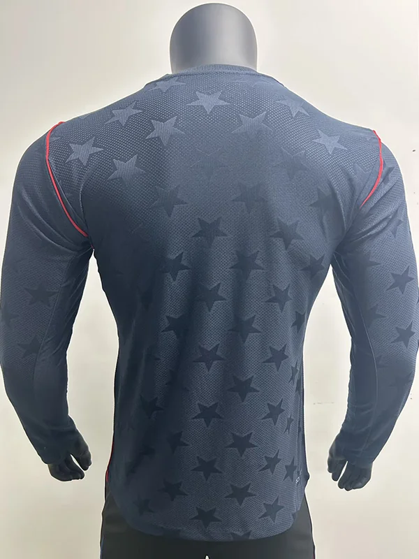 United States 2026/27 Away Long Sleeve Jersey Player Version - Back View | KFCOOL