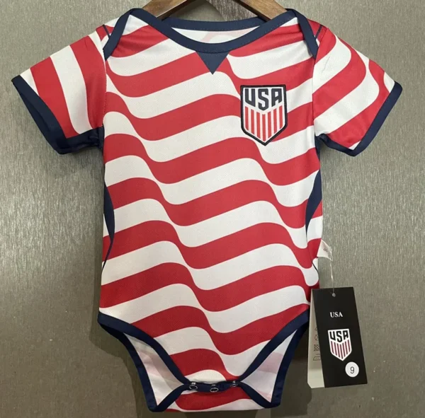 United States 2026/27 Baby Bodysuit - Front View | KFCOOL