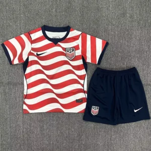 United States 2026/27 Home Kids Kit Fan Version - Front View United States 2026/27 Home Kids Kit Fan Version - Front View | KFCOOL