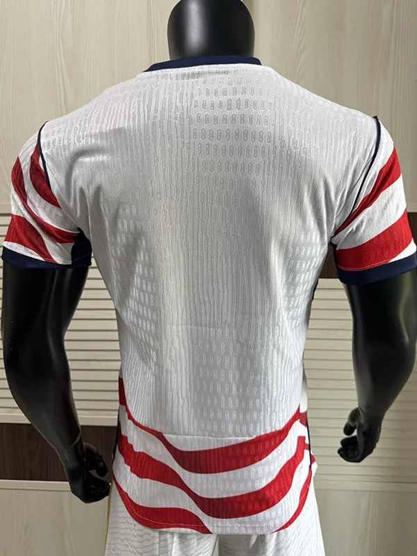 United States 2026/27 Home Red Jersey Player Version - Back View | KFCOOL