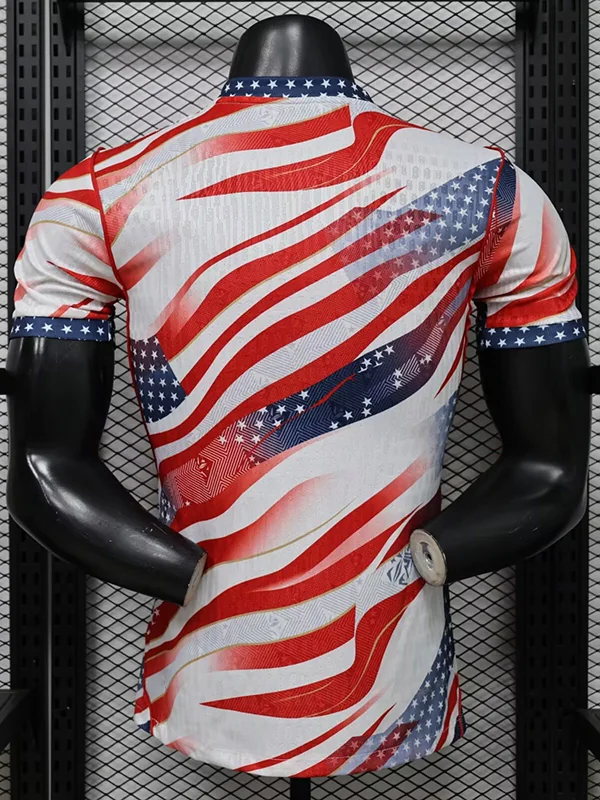 United States 2026/27 Red Blue Special Edition Training Shirt Player Version - Back View United States 2026/27 Red Blue Special Edition Training Shirt Player Version - Back View | KFCOOL