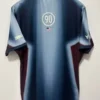 United States 2026/27 Grey Training Shirt - Back View | KFCOOL