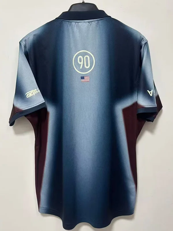 United States 2026/27 Grey Training Shirt - Back View | KFCOOL