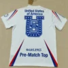 United States 2026/27 White Training Shirt - Back View | KFCOOL
