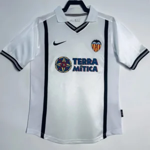 Valencia 2000/01 Retro Home Jersey Fan Version - Front View Valencia 2000/01 Retro Home Jersey Fan Version - Front View | KFCOOL