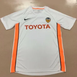 Valencia 2006/07 Retro Home Jersey Fan Version - Front View | KFCOOL
