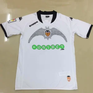 Valencia 2009/10 Retro Home Jersey Fan Version - Front View | KFCOOL