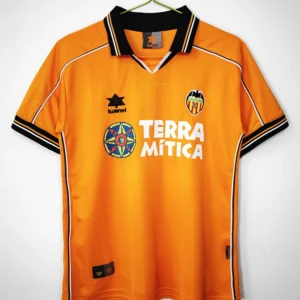 Valencia 1999/00 Retro Away Jersey Fan Version - Front View Valencia 1999/00 Retro Away Jersey Fan Version - Front View | KFCOOL