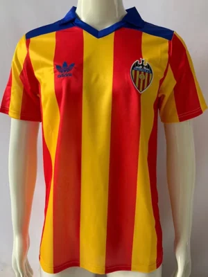 Valencia 1980/82 Retro Away Jersey Fan Version - Front View Valencia 1980/82 Retro Away Jersey Fan Version - Front View | KFCOOL