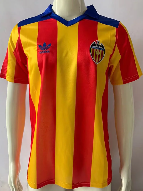 Valencia 1980/82 Retro Away Jersey Fan Version - Front View | KFCOOL