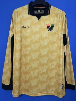Venezia 2025/26 Goalkeeper Yellow Long Sleeve Jersey Fan Version - Front View Venezia 2025/26 Goalkeeper Yellow Long Sleeve Jersey Fan Version - Front View | KFCOOL