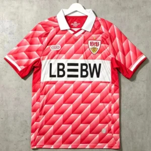 Stuttgart 2026/27 Away Red Jersey Fan Version - Front View | KFCOOL