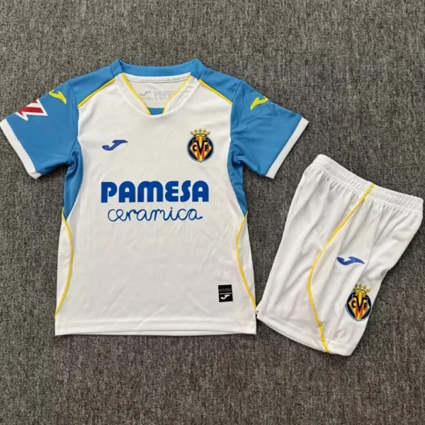 Villarreal 2026/27 Away Kids Kit Fan Version - Front View Villarreal 2026/27 Away Kids Kit Fan Version - Front View | KFCOOL