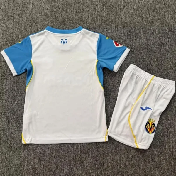 Villarreal 2026/27 Away Kids Kit Fan Version - Back View Villarreal 2026/27 Away Kids Kit Fan Version - Back View | KFCOOL