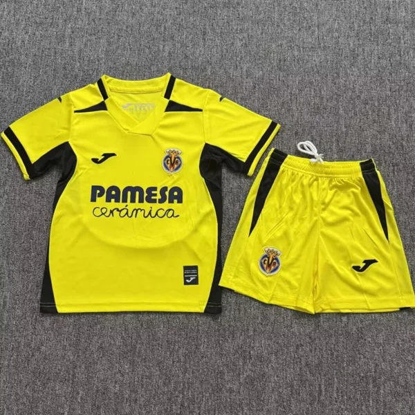 Villarreal 2026/27 Home Kids Kit Fan Version - Front View Villarreal 2026/27 Home Kids Kit Fan Version - Front View | KFCOOL