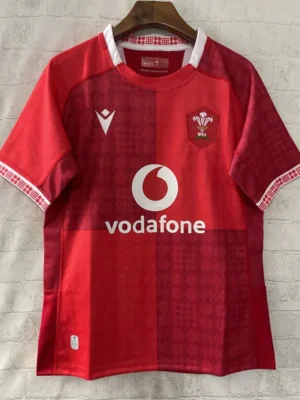 Wales 2026/27 Home Jersey Fan Version - Front View | KFCOOL