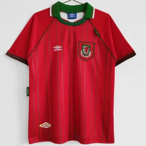 Wales 1994/96 Retro Home Jersey Fan Version - Front View | KFCOOL
