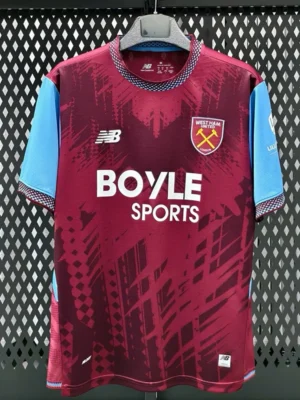 West Ham United 2026/27 Home Jersey Fan Version - Front View | KFCOOL