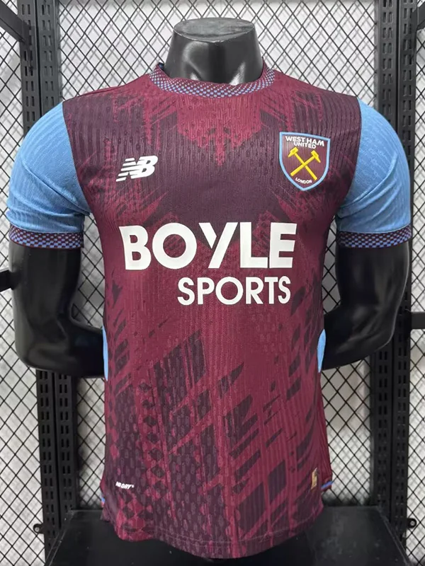 West Ham United 2026/27 Home Jersey Player Version - Front View West Ham United 2026/27 Home Jersey Player Version - Front View | KFCOOL