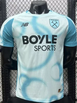 West Ham United 2026/27 Third Blue Jersey Player Version - Front View | KFCOOL