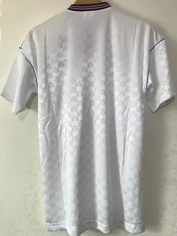 West Ham United 1989/90 Retro Away Jersey Fan Version - Back View | KFCOOL