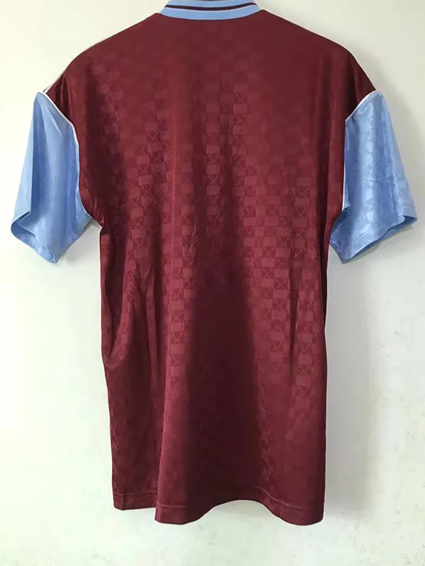 West Ham United 1989/90 Retro Home Jersey Fan Version - Back View West Ham United 1989/90 Retro Home Jersey Fan Version - Back View | KFCOOL