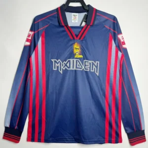 West Ham United 1998/99 Retro Home Long Sleeve Jersey Fan Version - Front View | KFCOOL