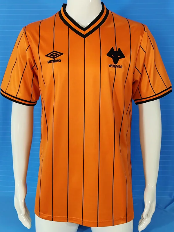 Wolves 1985/86 Retro Home Jersey Fan Version - Front View Wolves 1985/86 Retro Home Jersey Fan Version - Front View | KFCOOL