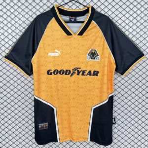 Wolves 1996/98 Retro Home Jersey Fan Version - Front View Wolves 1996/98 Retro Home Jersey Fan Version - Front View | KFCOOL
