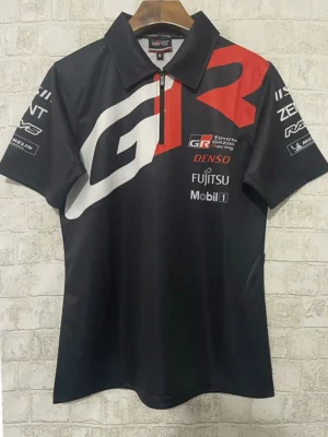 2024 Toyota Black Racing Polo Shirt