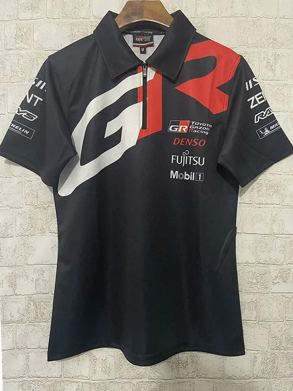 2024 Toyota Black Racing Polo Shirt