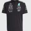 2025 Mercedes Black Racing Polo Shirt