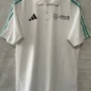 2025 Mercedes White Racing Polo Shirt