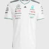 2025 Mercedes White Racing T-Shirt