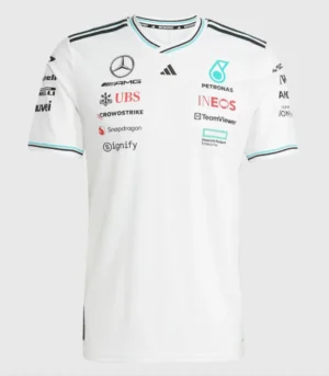 01-117 2025 Mercedes White Racing T-Shirt