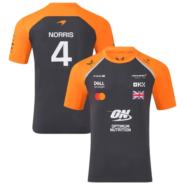 2025 McLaren Black Racing T-Shirt