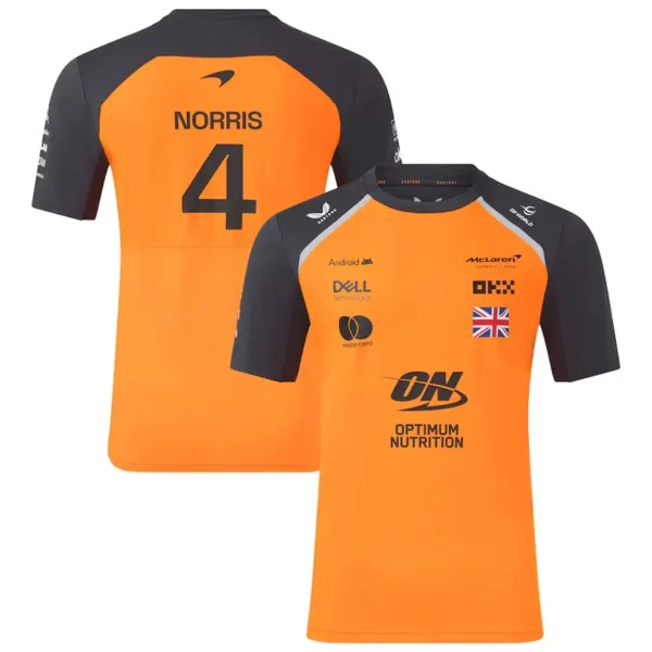 2025 McLaren Yellow Racing T-Shirt