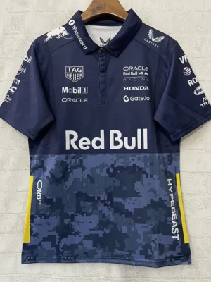 01-127 2025 Red Bull Royal Blue Racing Polo Shirt