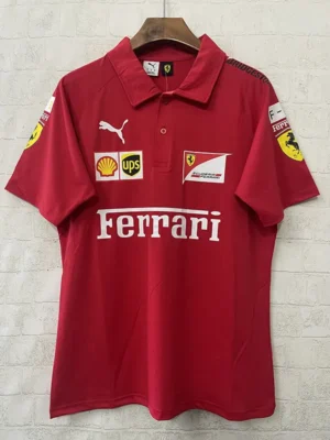 01-133 2025 Ferrari Red Racing Polo Shirt