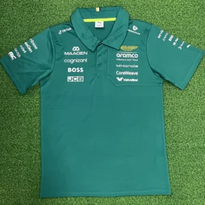 01-137 2026 Aston Martin Green Racing Polo Shirt