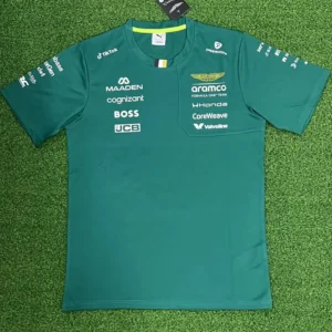 01-138 2026 Aston Martin Green Racing T-Shirt