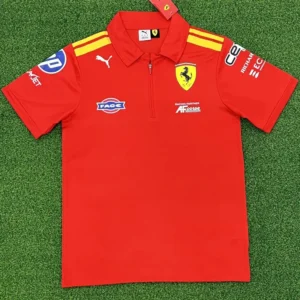 01-148 2026 Ferrari Red Racing Polo Shirt