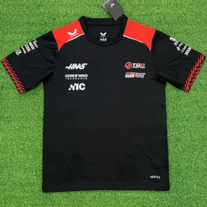 01-158 2026 Haas Black Racing T-Shirt