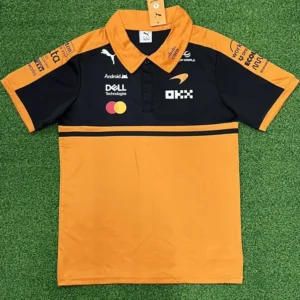 01-161 2026 McLaren Yellow Racing Polo Shirt